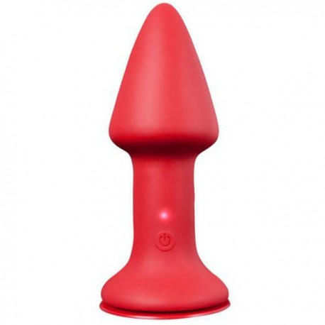 NMC ONE TOUCH PLUG ANAL SILICONE 2 ROJO