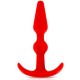 NMC SMILIING BUTT PLUG ANAL 8.9CM ROJO