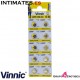 Pilas alcalinas tipo botón AG13 LR44 10u. · Vinnic