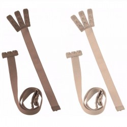 BYEBRA ADAPTADOR SUJETADOR ESPALDA ABIERTA BEIGE 3 GANCHOS