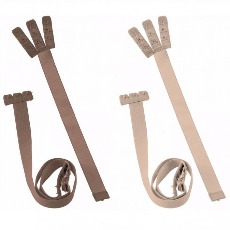 BYEBRA ADAPTADOR SUJETADOR ESPALDA ABIERTA BEIGE 3 GANCHOS