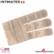 Extensores de contorno 3 ganchos - 4 uds. Beige · Bye Bra