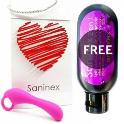 SANINEX STIMULATOR DUPLEX ANAL SEX + GEL ANAL SEX GRATIS 120ML