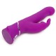HAPPY RABBIT VIBRADOR CON BOLAS G-SPOT LILA
