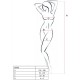PASSION WOMAN BS029 BODYSTOCKING NEGRO TALLA UNICA