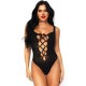 LEG AVENUE TEDDY ENTRELAZADO PECHO TALLA UNICA