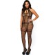 LEG AVENUE  BODYSTOCKING CUERPO DE RED CON ABERTURA TALLA GRANDE