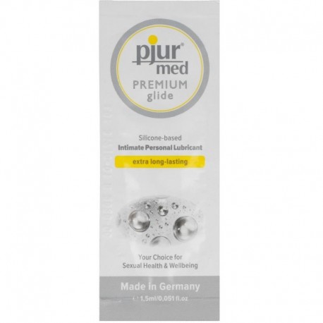 PJUR MED-PREMIUM GLIDE LUBRICANTE LUBRICACION EXTRA SILICONA 2ML