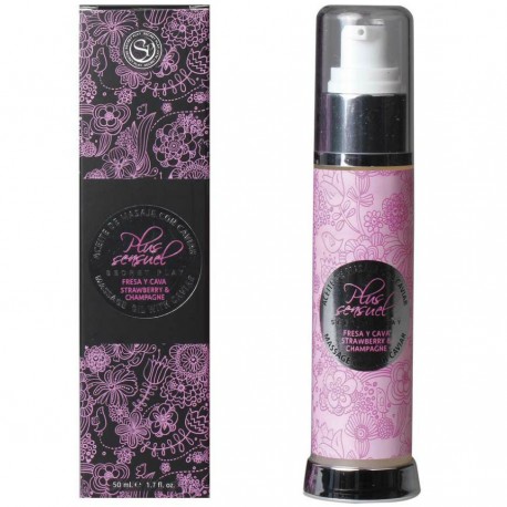 SECRETPLAY ACEITE MASAJE FRESA Y CAVA 50ML