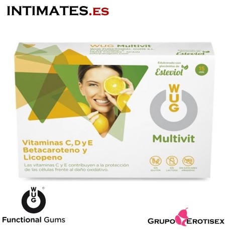 WUG Energy+ · Mastica y disfruta · 15 uds. · Functional Gums