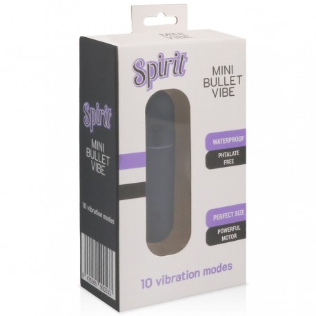 SPIRIT BALA VIBRADOR 10 VELOCIDADES NEGRO