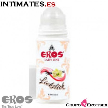 Lickstick Vainilla · Lubricante estimulante 60ml · Eros Lady Line 