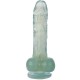 COCK DILDO REALISTICO TRANSPARENTE 21.6 CM