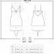 OBSESSIVE SENSUAL - SEN-003 CHEMISE Y TANGA S/M