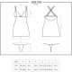OBSESSIVE SENSUAL - SEN-006 CHEMISE Y TANGA S/M