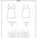 OBSESSIVE SENSUAL - SEN-013 CHEMISE Y TANGA S/M