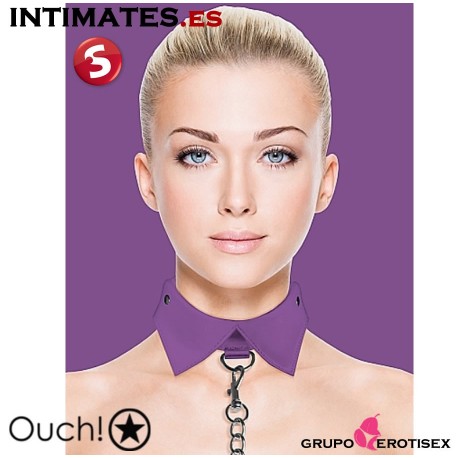 Elegante Collar  con Cadena - Gris Titanium · Ouch!