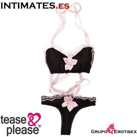 Conjunto de lencería de lavanda · Tease&Please