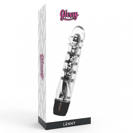 GLOSSY LENNY VIBRADOR NEGRO