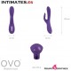 K3 Lilac · Conejito vibrador Clítoris y Punto G · Ovo