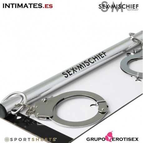 Spreader Bar · Barra separadora con esposas · Sportsheets