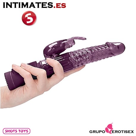 Rotating Rabbit - Purple · Vibrador conejito con rotación · Shots