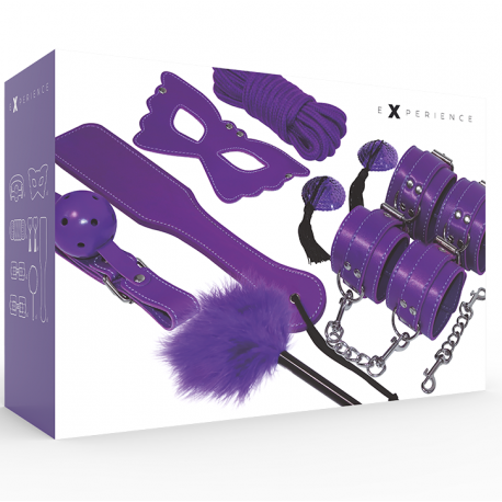EXPERIENCE BDSM FETISH KIT SERIE PURPLE
