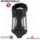Skulls and Bones - Black · Brazalete con pinchos y cadenas · Ouch!