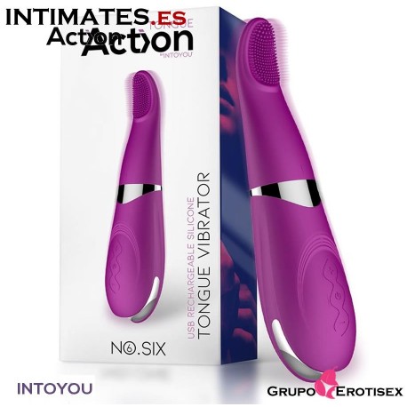 No. Six · Lengua vibradora de Clítoris y Punto G · Action
