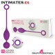 Julia - Purple · Huevo vibrador con control remoto y luz LED · Lovers Premium