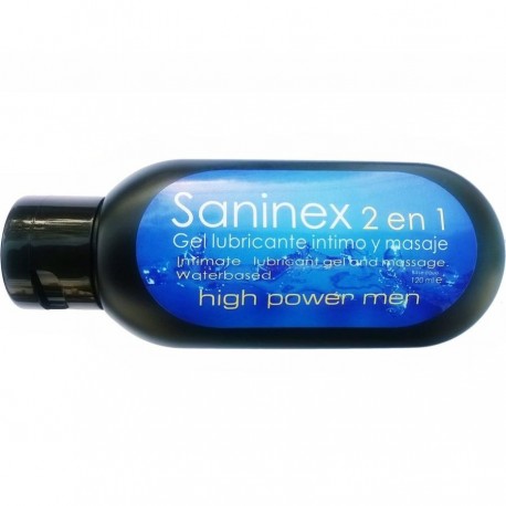 SANINEX 2 EN 1 LUBRICANTE INTIMO Y MASAJE HIGH POWER MEN