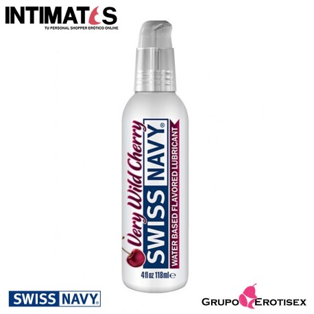 Very Wild Cherry · Lubricante Premium con sabor 118ml · Swiss Navy