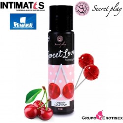 Cherry Lollipop · Gel lubricante comestible 55g. · Secret Play