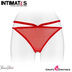 Sylvie · Tanga rojo sin entrepierna · Fashion Secret
