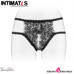 Emma · Bragas negras abiertas · Fashion Secret