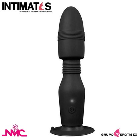 One Touch Silicone · Plug anal vibrador con ventosa · NMC