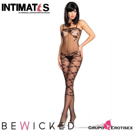 BWB98 · Sexy Bodystocking negro · Be Wicked