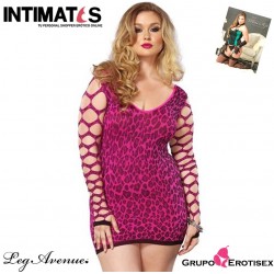 Seamless Leopard -Pink · Mini vestido estampado leopardo · Leg Avenue