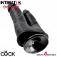 Double Penetrator 15 cm  - Black · King Cock