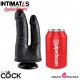 Double Penetrator 15 cm  - Black · King Cock