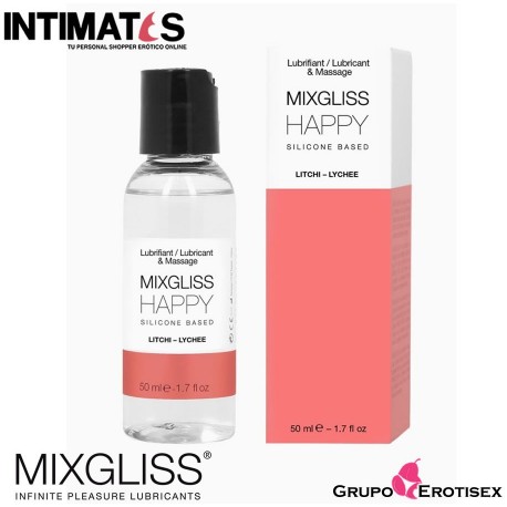 Happy · Lubricante a Base de Silicona 50 ml · Mixgliss