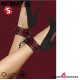 Luxury Ankle Cuffs · Esposas para tobillos burgundy · Ouch!
