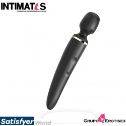 Wand-er Woman Negro · Masajeador en formato XXL · Satisfyer
