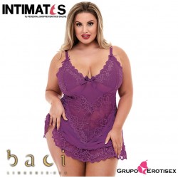 Mini Lace Chemise · Picardias púrpura · Baci