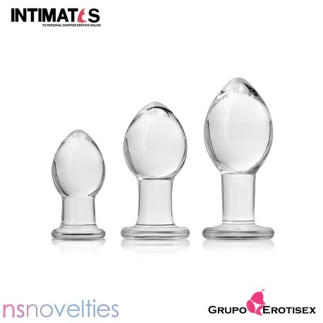 Trainer Kit · Set de plugs anales · Crystal Premium
