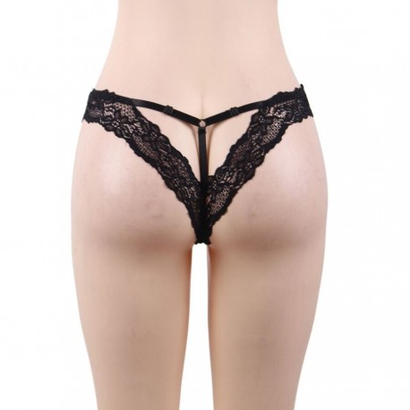 QUEEN LINGERIE PANTIES CON TRASERA EN V TALLA S/M