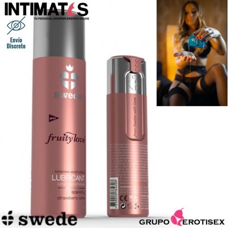 FruityLove™ · Lubricante con sabor a Fresas con champagne 50 ml · Swede