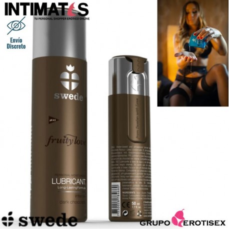 FruityLove™ · Lubricante con sabor a Chocolate Negro 50ml · Swede