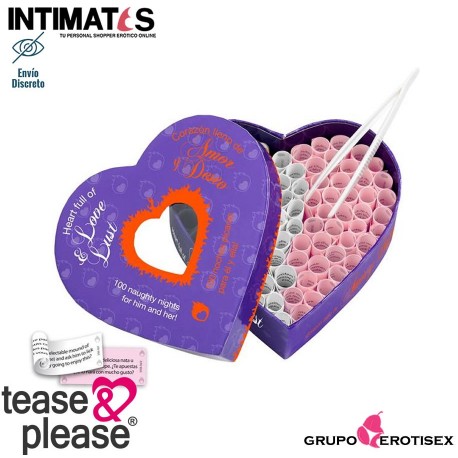 Corazón lleno de amor y lujuria · Juego de pruebas · Tease&Please
