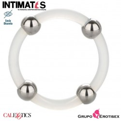 Steel Beaded · Anillo de silicona con cuentas de acero · CalExotics